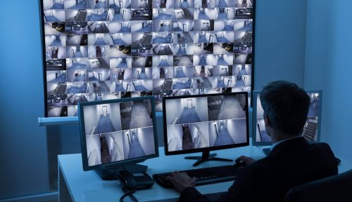 Offsite-Video-Surveillance Room