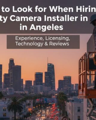 What to Look for When Hiring a Security Camera Installer in Los Angeles