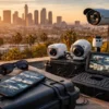 Mobile Phone and Surveillance Setup Los Angeles