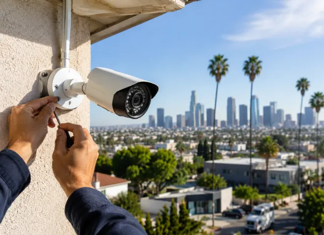 5 MP Analog HD Camera Installation in Los Angeles