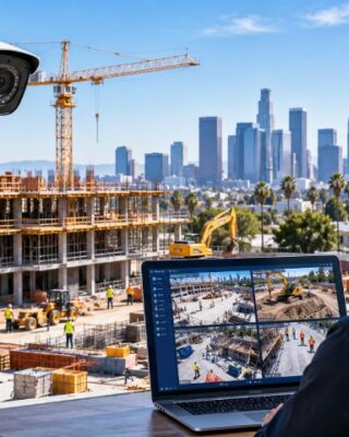 Construction Site Camera Monitoring in Los Angeles